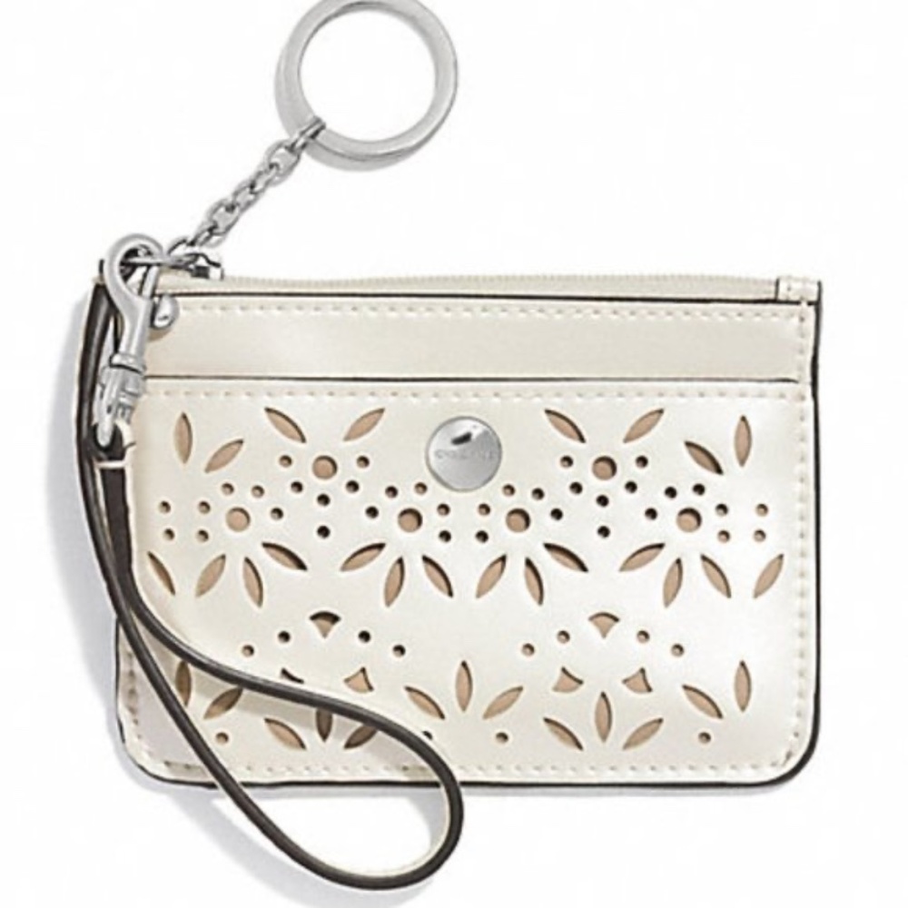 Coach Metro Eyelet Skinny ID Coin Case NWT